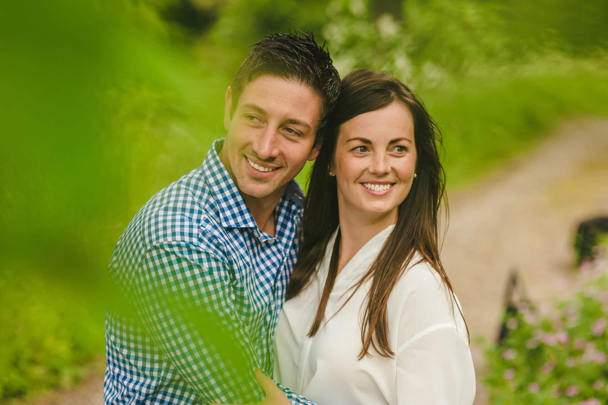 Dean + Sarah's pre wedding photography session in Herefordshire, West Midlands 16